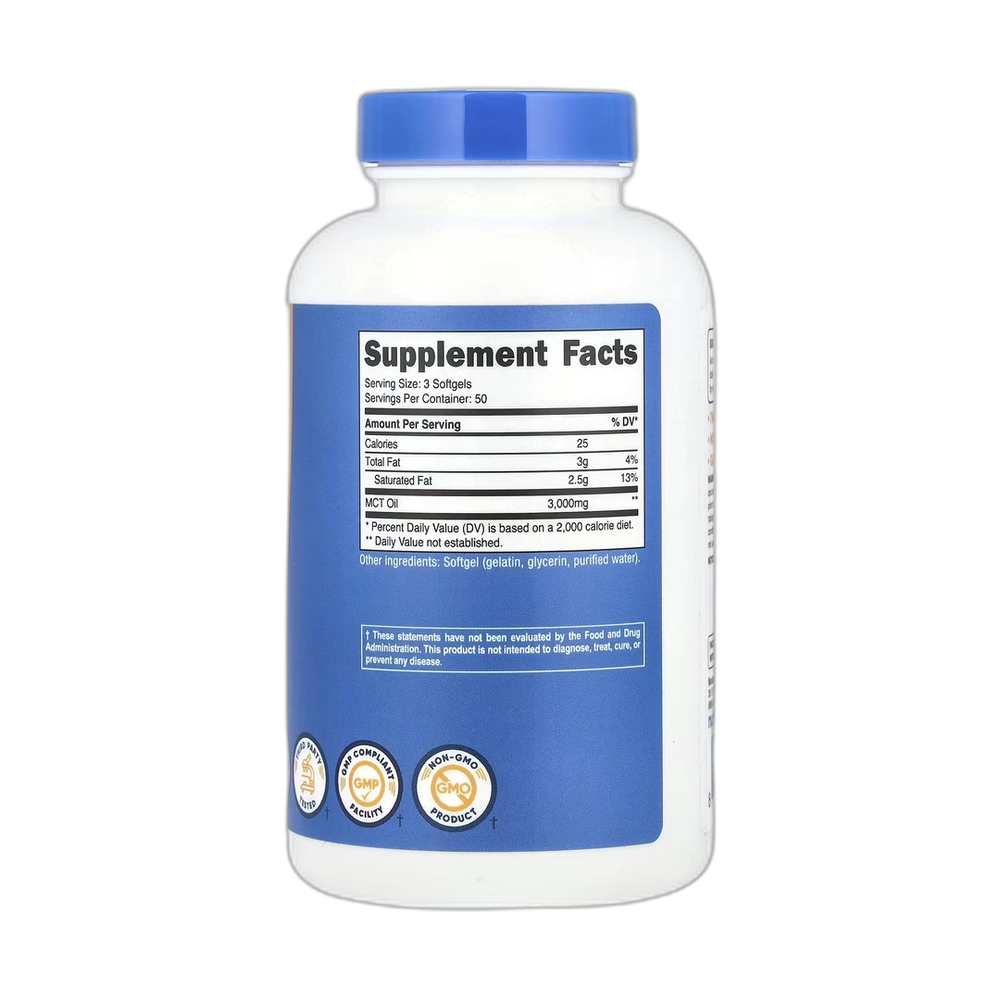 Nutricost, MCT Oil, 150 Softgels