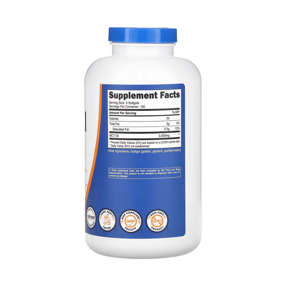Nutricost, MCT Oil, 300 Softgels