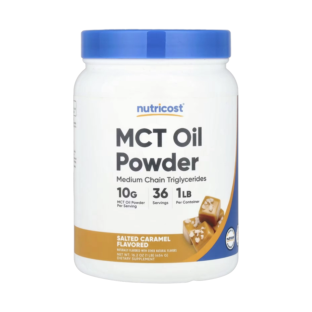 Nutricost, MCT Oil Powder, Salted Caramel , 1 lb, 454 g