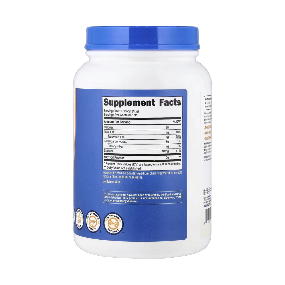 Nutricost, MCT Oil Powder, Unflavored, 32.4 oz, 907 g