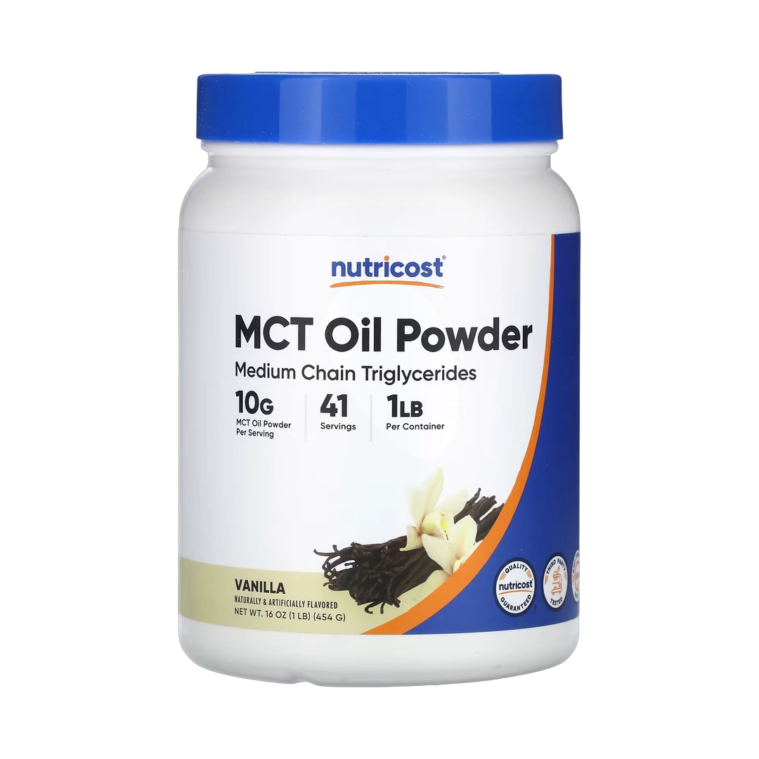 Nutricost, MCT Oil Powder, Vanilla, 16 oz, 454 g