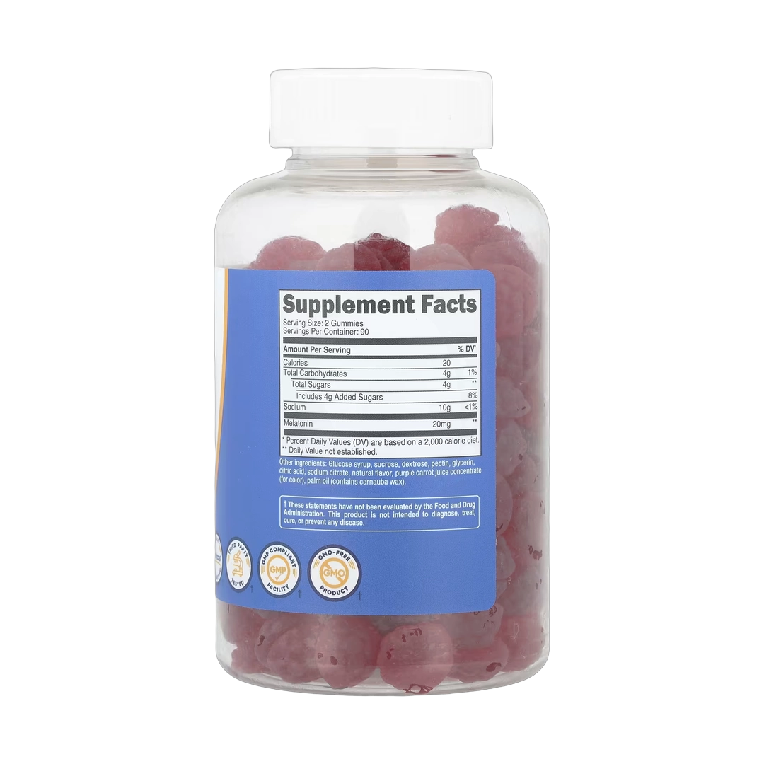Nutricost, Melatonin Gummies, Strawberry, 180 Gummies