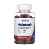 Nutricost, Melatonin, Strawberry, 5 mg, 180 Gummies