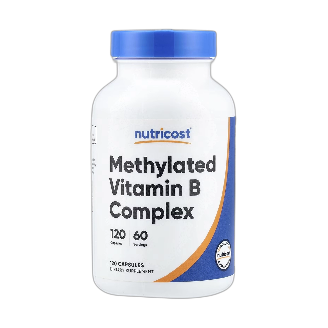 Nutricost, Methylated Vitamin B Complex, 120 Capsules