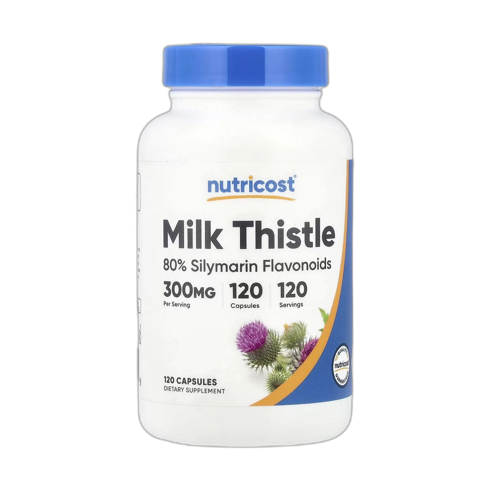 Nutricost, Milk Thistle, 300 mg, 120 Capsules