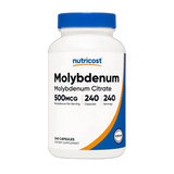 Nutricost, Molybdenum, 500 mg, 240 Capsules