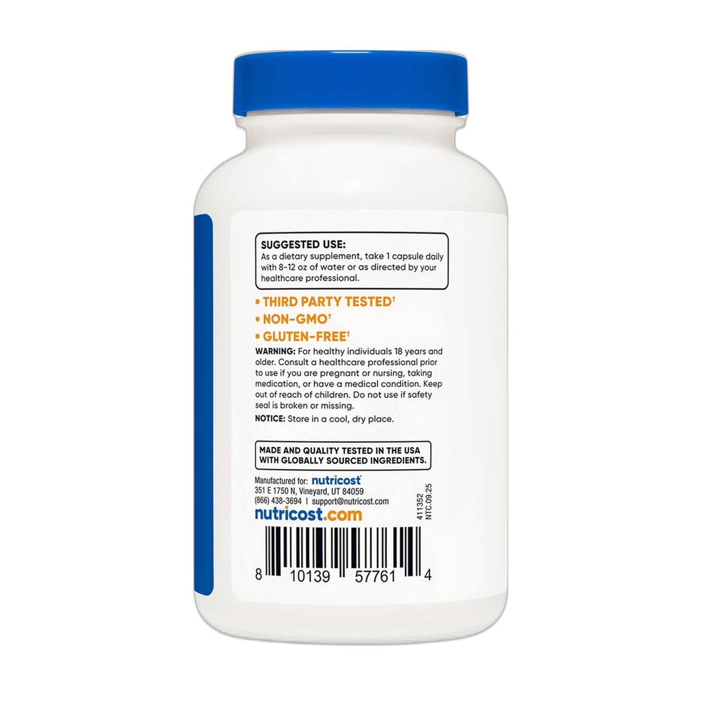 Nutricost, Molybdenum, 500 mg, 240 Capsules