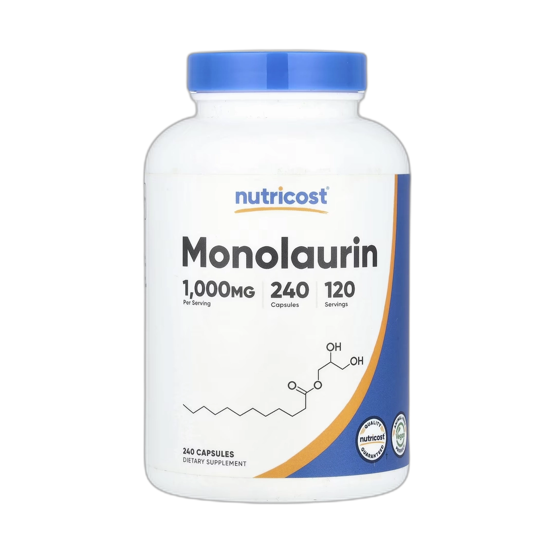 Nutricost, Monolaurin, 240 Capsules
