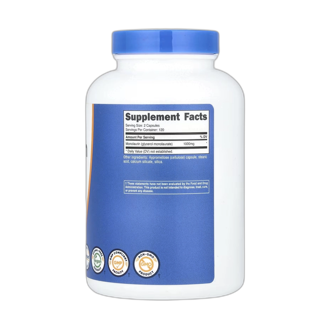 Nutricost, Monolaurin, 240 Capsules