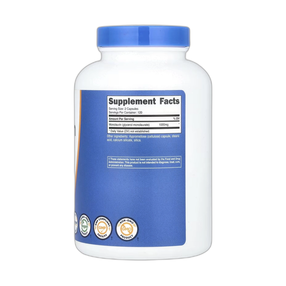 Nutricost, Monolaurin, 240 Capsules