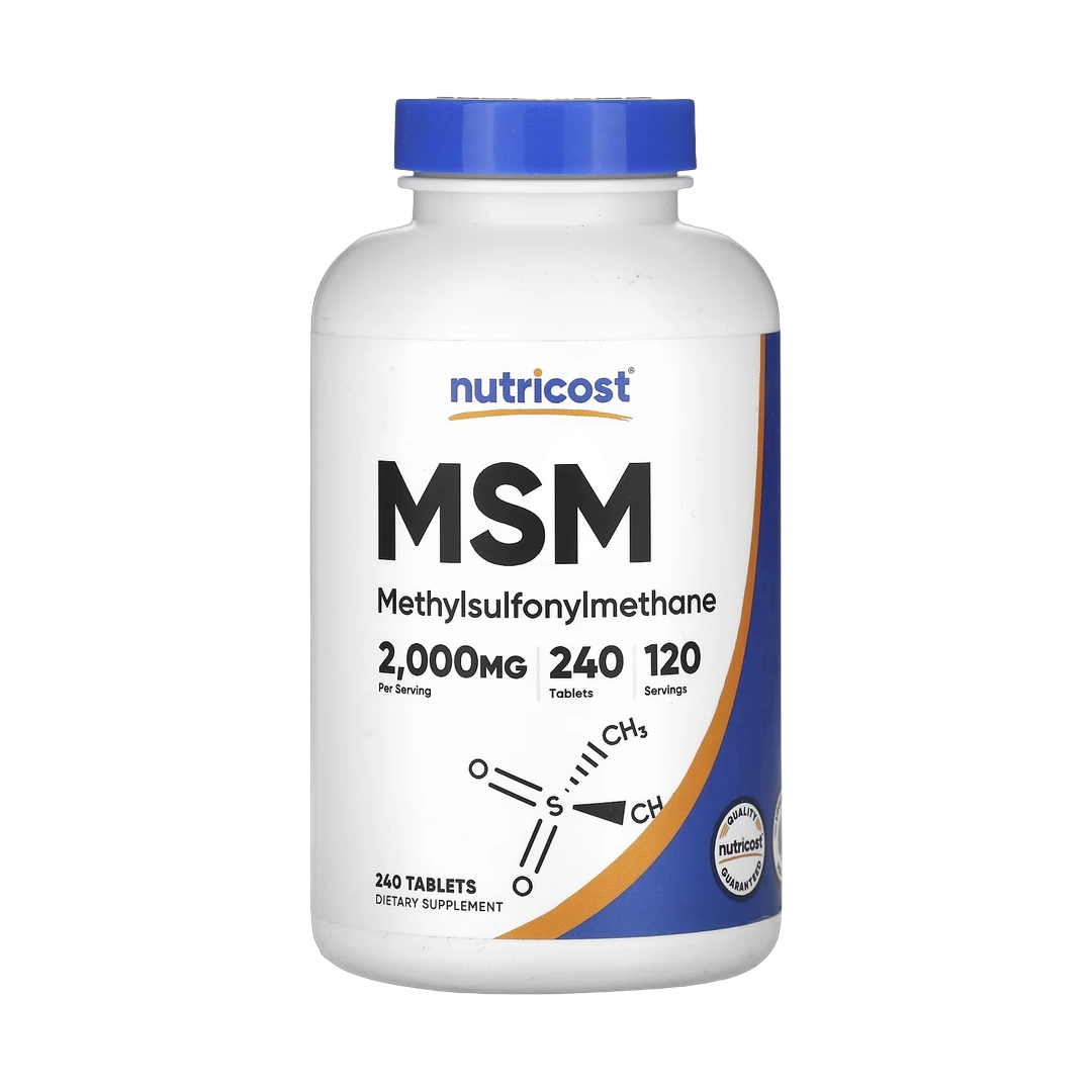 Nutricost, MSM, 240 Tablets