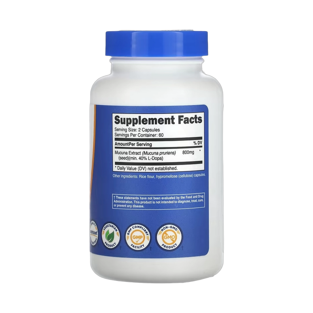 Nutricost, Mucuna Pruriens, 120 Capsules