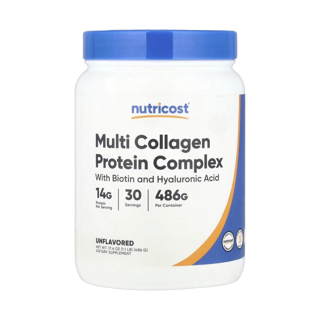 Nutricost, Multi Collagen Protein Complex, Unflavored, 1.1 lb, 486 g