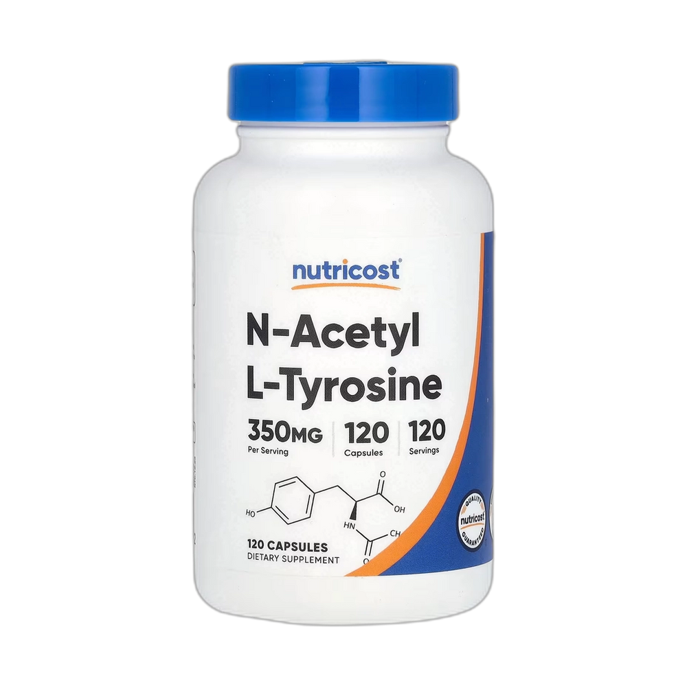 Nutricost, N-Acetyl L-Tyrosine, 350 mg, 120 Capsules