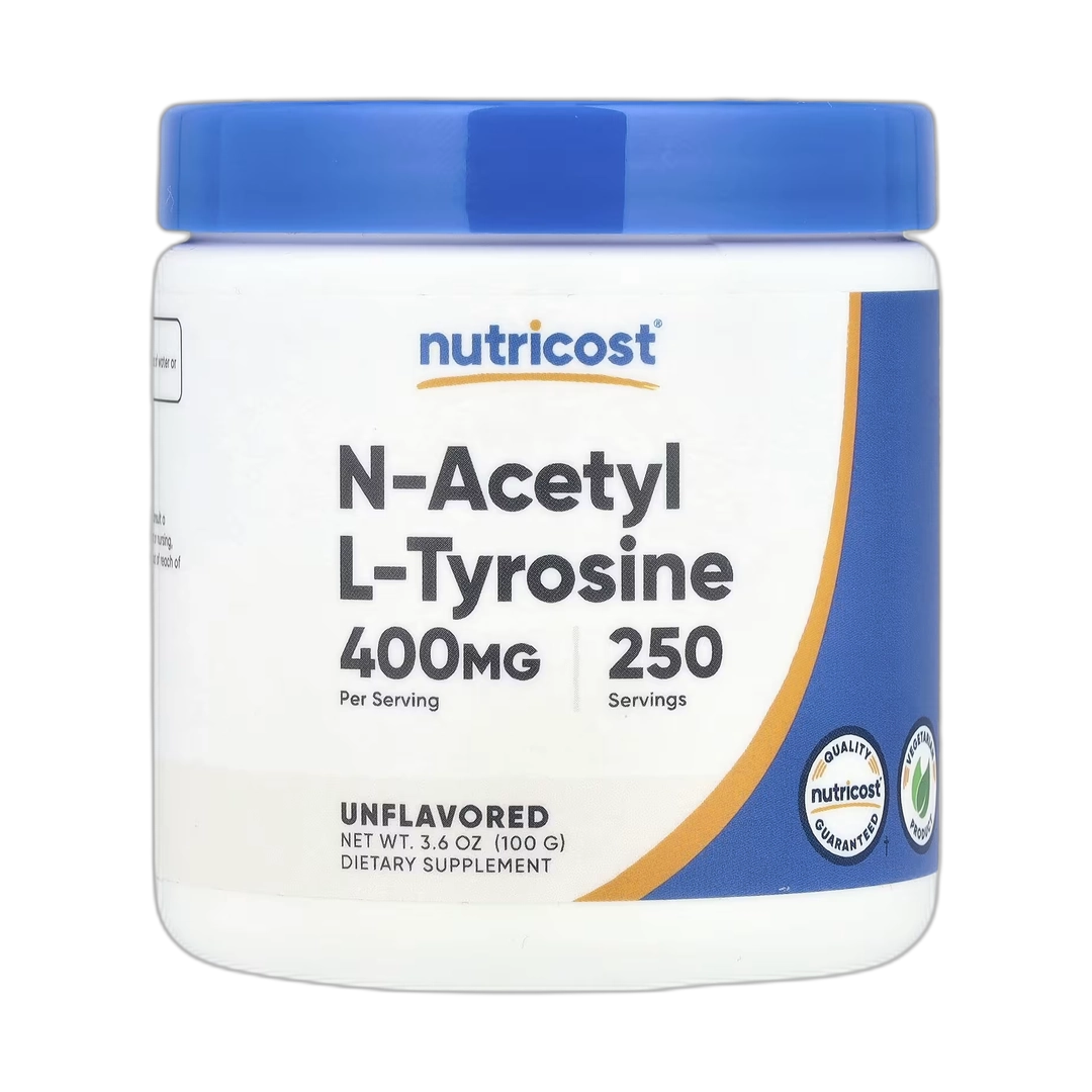 Nutricost, N-Acetyl L-Tyrosine, Unflavored, 3.6 oz, 100 g