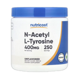 Nutricost, N-Acetyl L-Tyrosine, Unflavored, 3.6 oz, 100 g