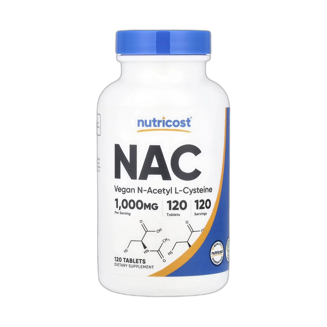 Nutricost, NAC, 1,000 mg, 120 Tablets