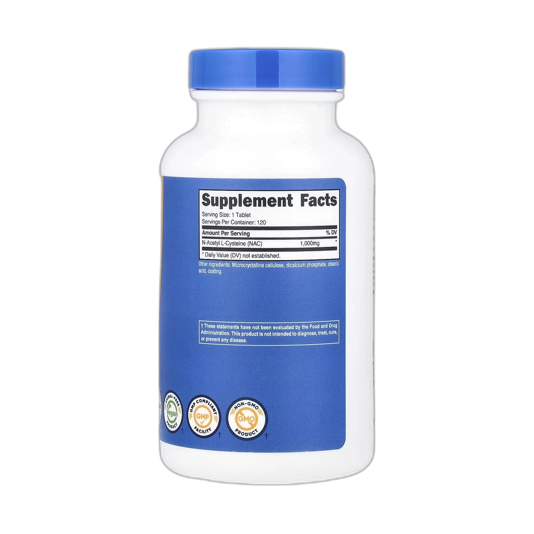 Nutricost, NAC, 1,000 mg, 120 Tablets