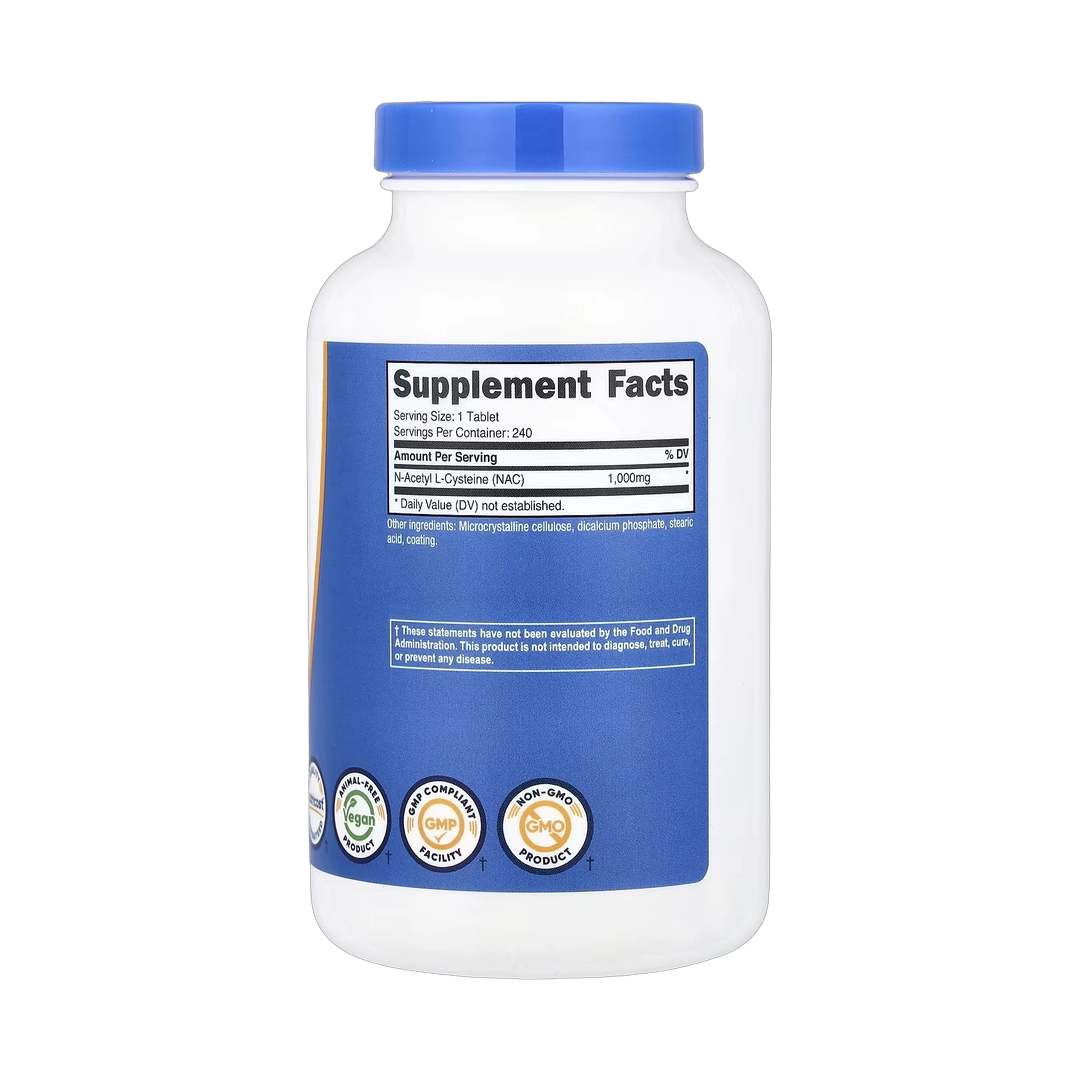 Nutricost, NAC, 1,000 mg, 240 Tablets