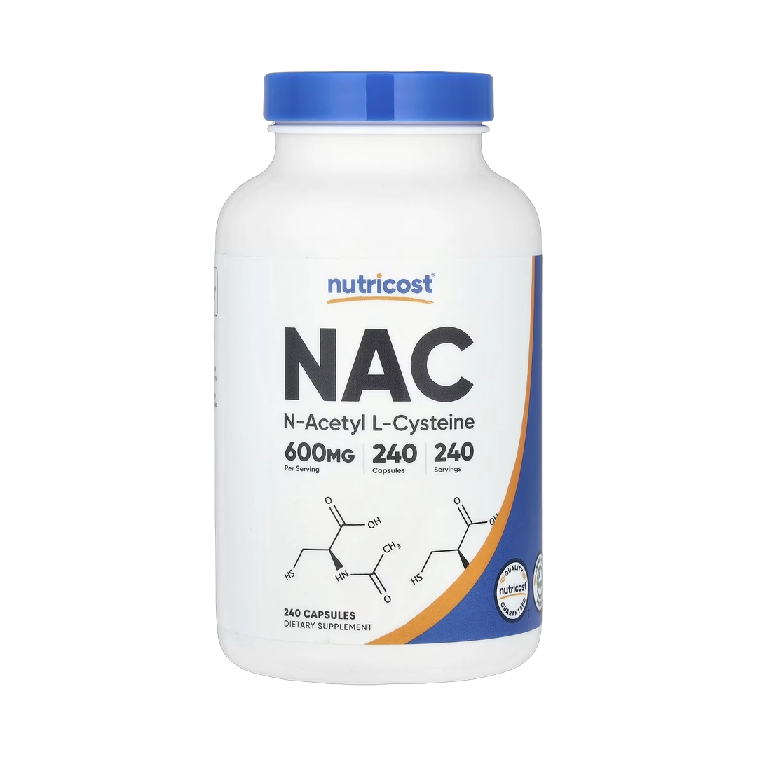 Nutricost, NAC, 600 mg, 240 Capsules