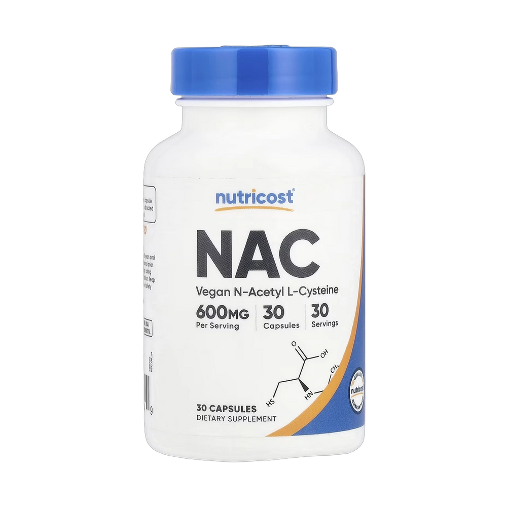 Nutricost, NAC, 600 mg, 30 Capsules