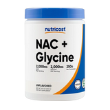 Nutricost, NAC + Glycine, 2,000 mg NAC, 2,000 mg Glycine, Unflavored, 8.9 oz, 250 g