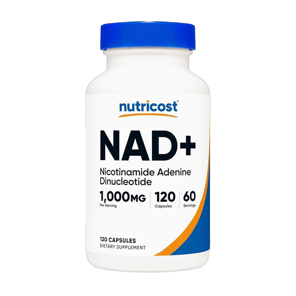 Nutricost, NAD+, Nicotinamide Adenine Dinucleotide, 1,000 mg, 120 Capsules