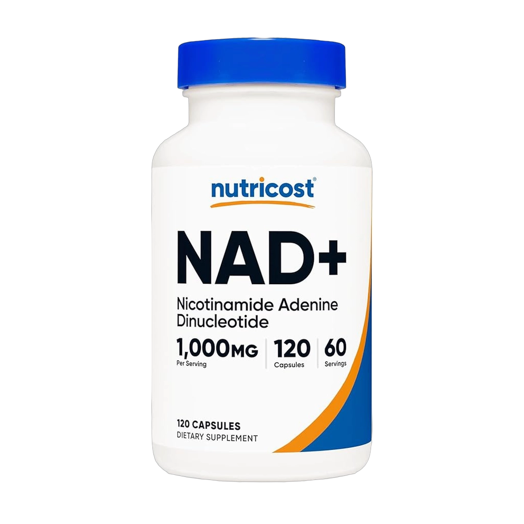 Nutricost, NAD+, Nicotinamide Adenine Dinucleotide, 1,000 mg, 120 Capsules