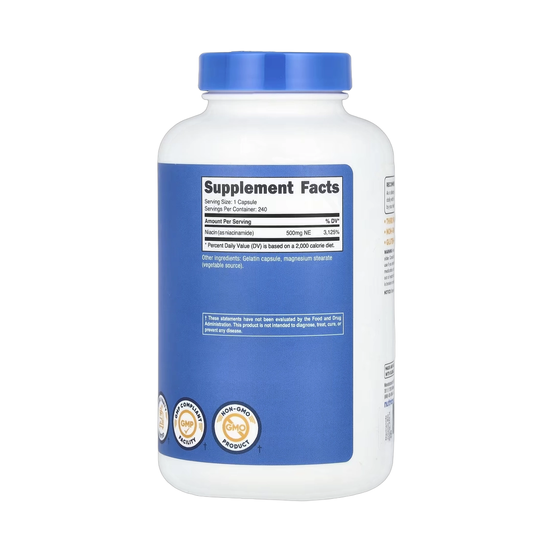 Nutricost, Niacinamide, 500 mg, 240 Capsules