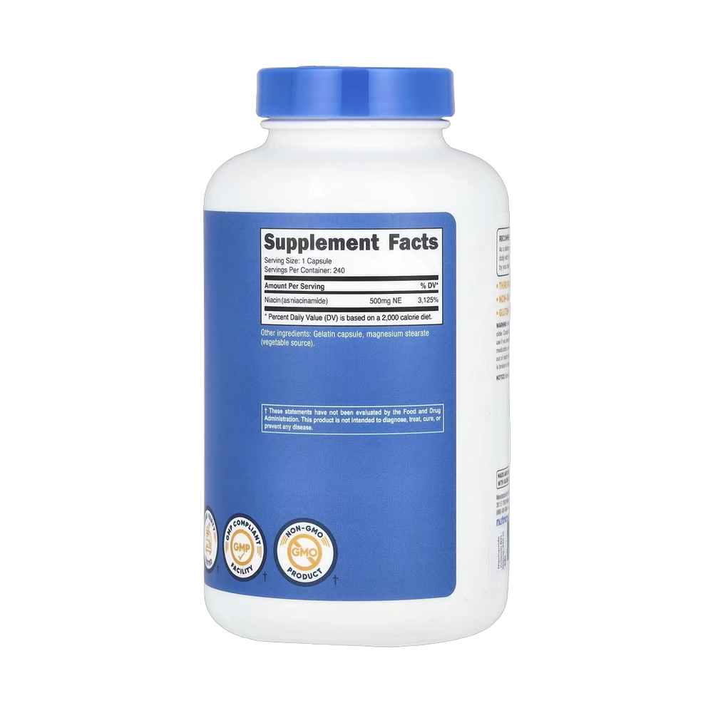 Nutricost, Niacinamide, 500 mg, 240 Capsules