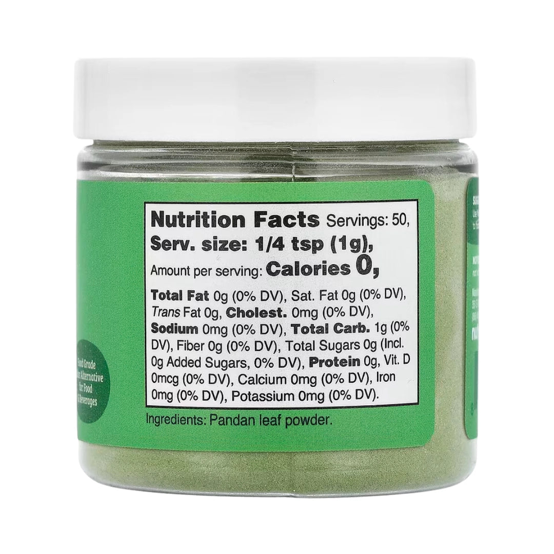 Nutricost, Nutricolor, Green Pandan Leaf, 1.8 oz, 50 g