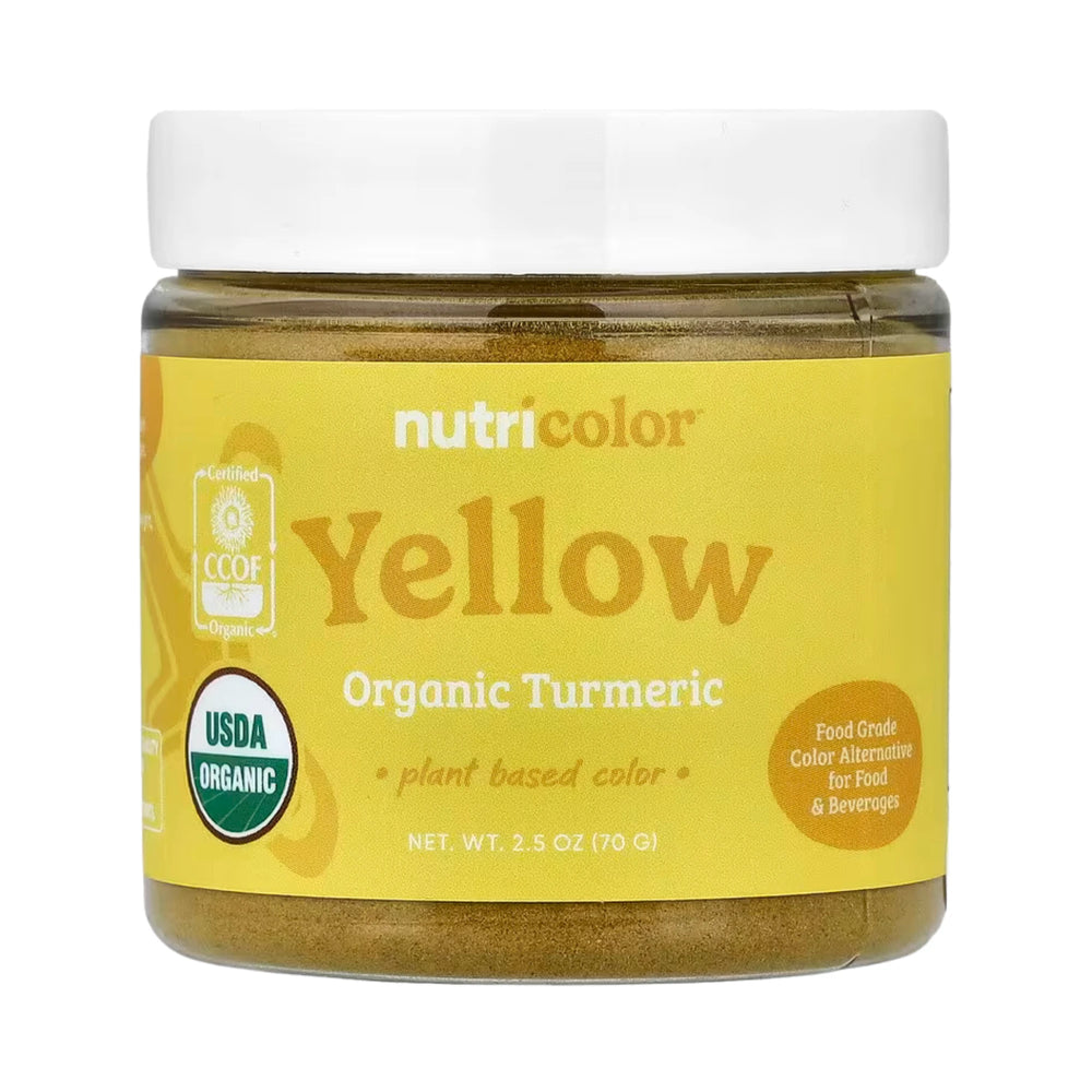 Nutricost, Nutricolor, Yellow Organic Turmeric, 2.5 oz, 70 g