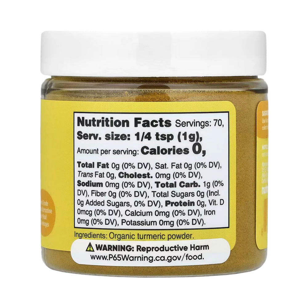 Nutricost, Nutricolor, Yellow Organic Turmeric, 2.5 oz, 70 g