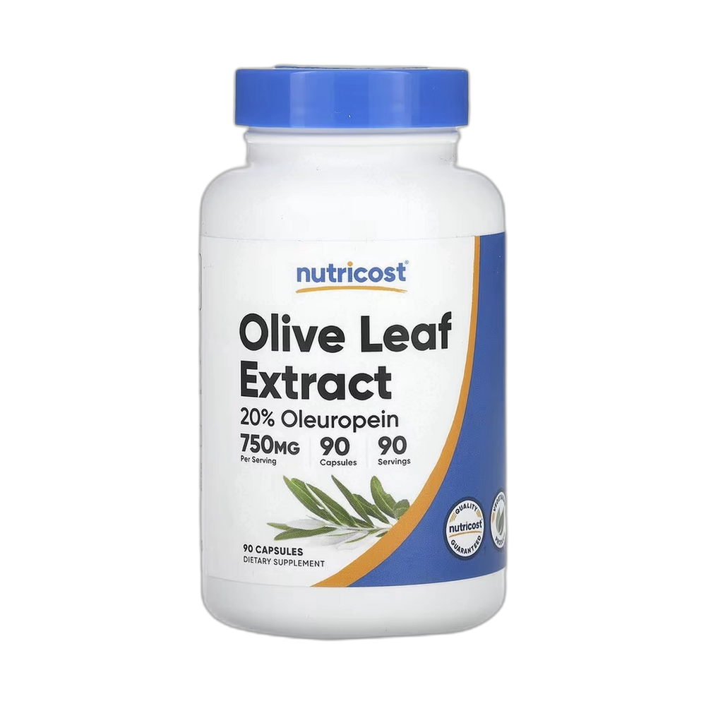 Nutricost, Olive Leaf Extract, 750 mg, 90 Capsules