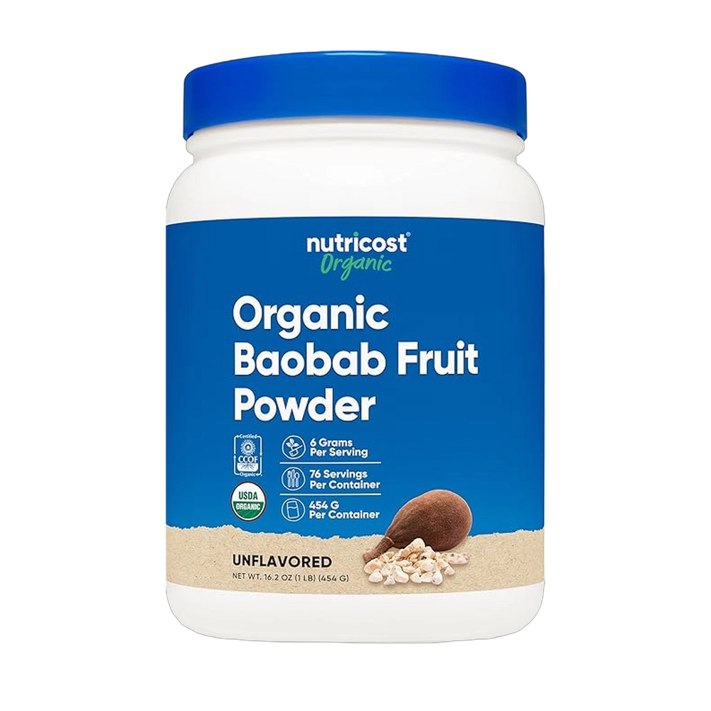 Nutricost, Organic Baobab Fruit Powder, Unflavored, 1 lb, 454 g