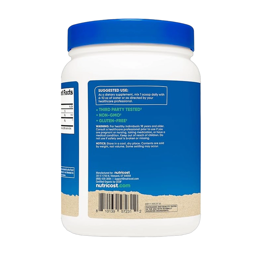 Nutricost, Organic Baobab Fruit Powder, Unflavored, 1 lb, 454 g