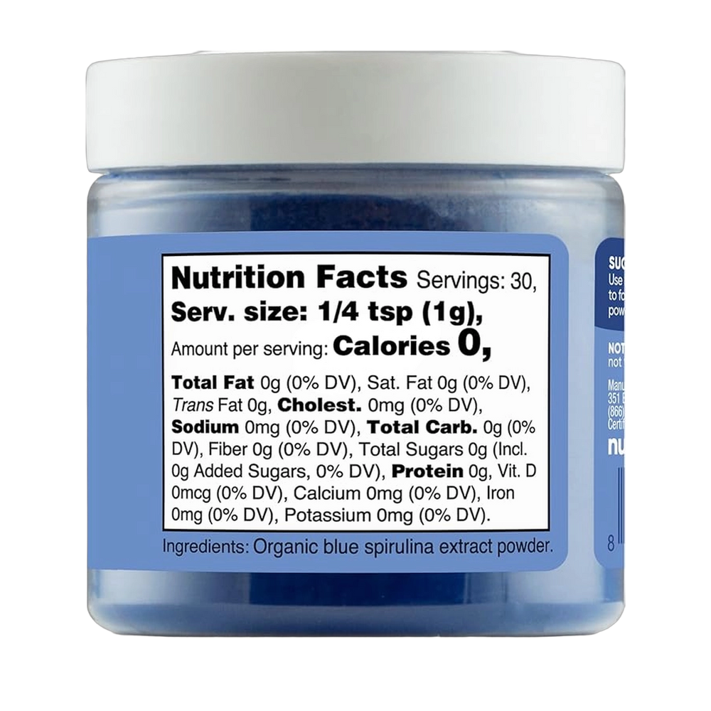 Nutricost, Organic Blue Spirulina, Plant Based Color, 1.1 oz