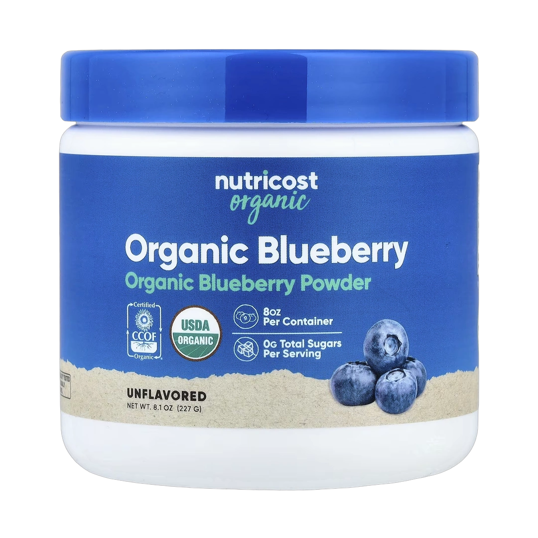 Nutricost, Organic Blueberry Powder, Unflavored, 8.1 oz, 227 g