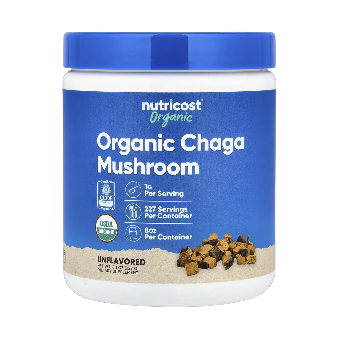 Nutricost, Organic Chaga Mushroom, Unflavored, 8.1 oz, 227 g