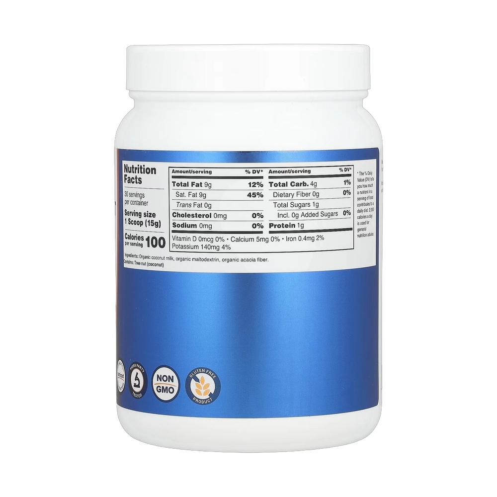 Nutricost, Organic Coconut Milk Powder, Unflavored, 1 lbs, 454 g