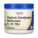 Nutricost, Organic Cordyceps Mushroom, Unflavored, 3.5 oz, 100 g