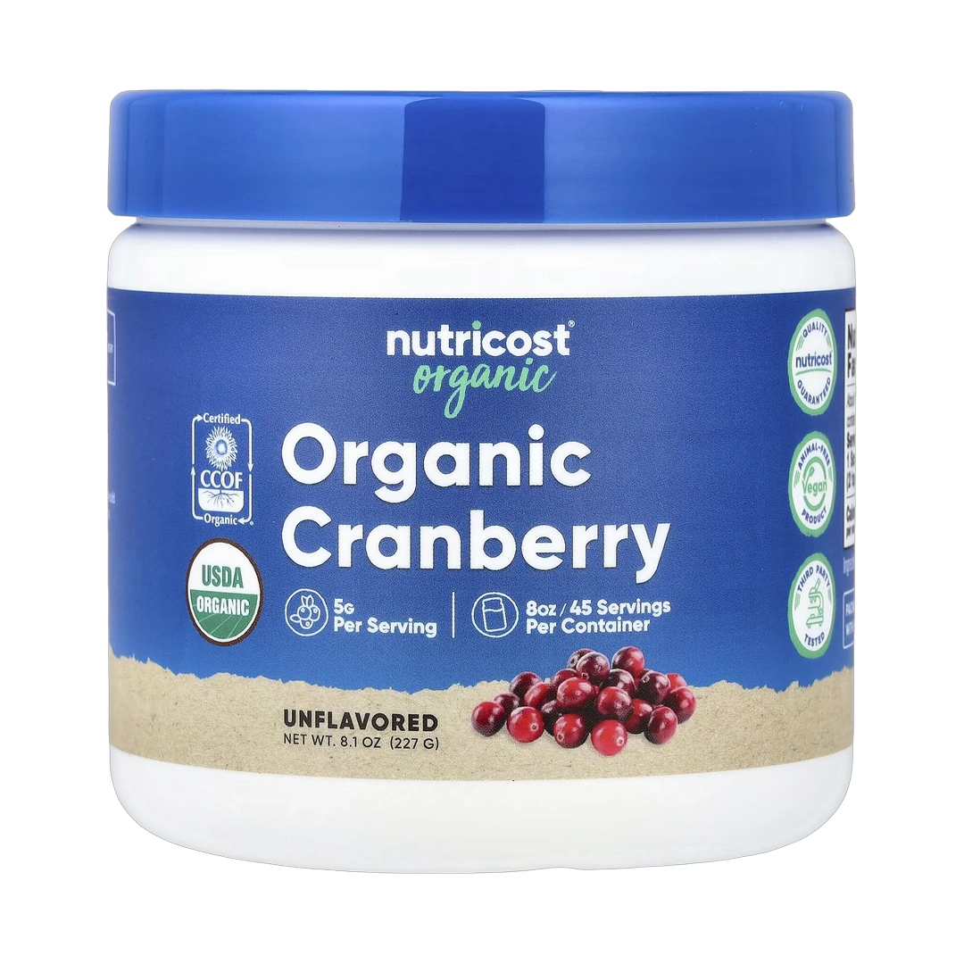 Nutricost, Organic Cranberry, Unflavored, 8.1 oz, 227 g