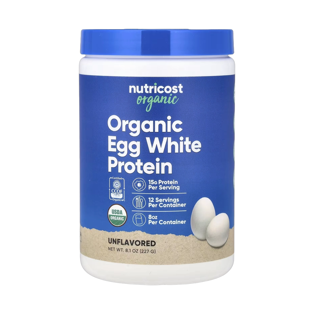 Nutricost, Organic Egg White Protein, Unflavored, 8.1 oz, 227 g