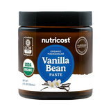 Nutricost Organic Madagascar Vanilla Bean Paste, 4 oz