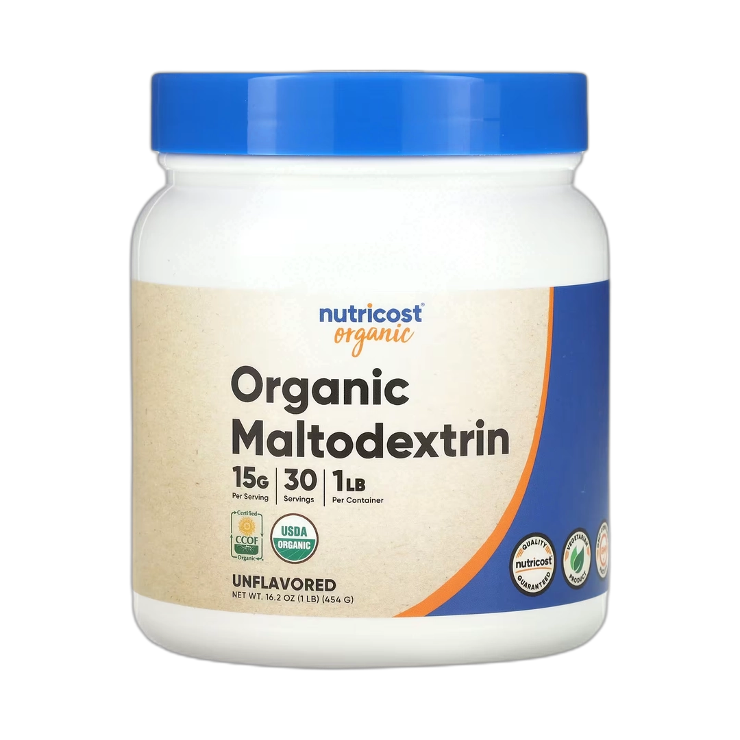 Nutricost, Organic Maltodextrin, Unflavored, 1 lb, 454 g