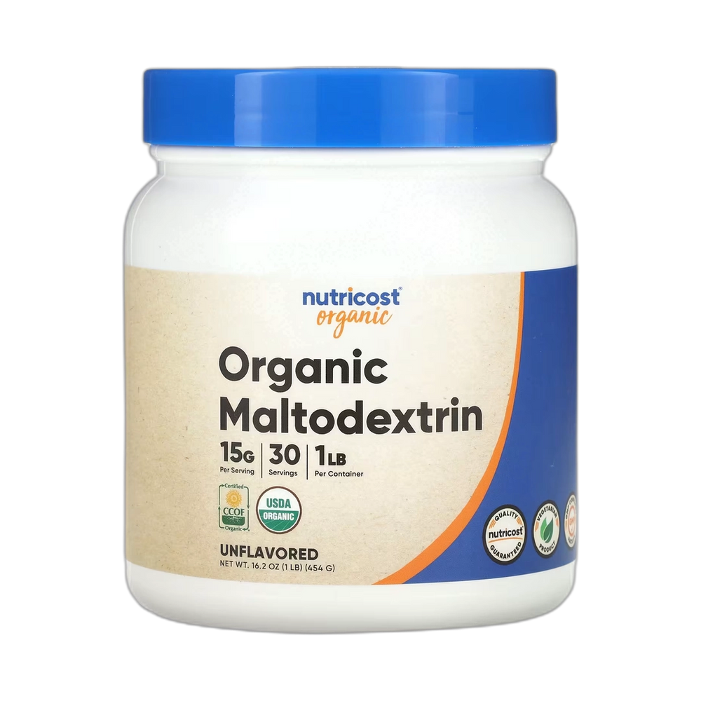 Nutricost, Organic Maltodextrin, Unflavored, 1 lb, 454 g