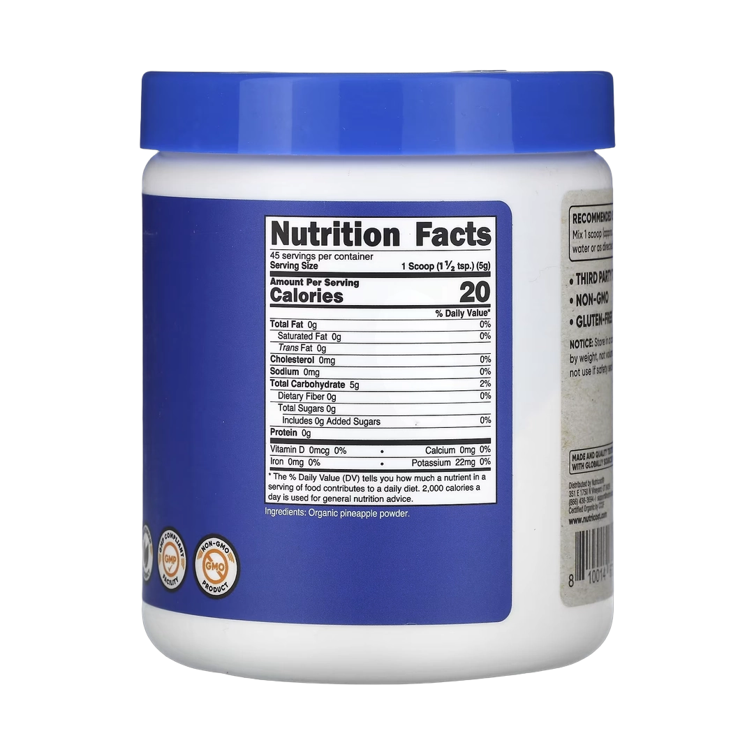 Nutricost, Organic Pineapple Powder, Unflavored, 8 oz, 227 g