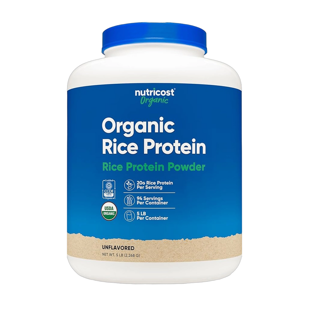 Nutricost, Organic, Rice Protein, 5 lb, 2,268 g