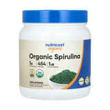 Nutricost, Organic Spirulina, Unflavored, 16.2 oz, 454 g