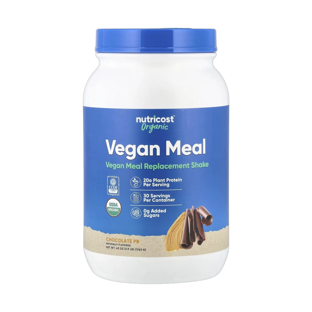 Nutricost, Organic Vegan Meal, Chocolate PB, 3.9 lb, 1,763 g